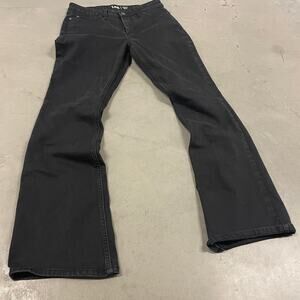 Y2K black lee bootcut jeans 30x32